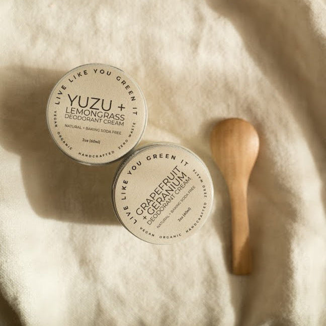 Natural Deodorant Duo, Choose Two Scents