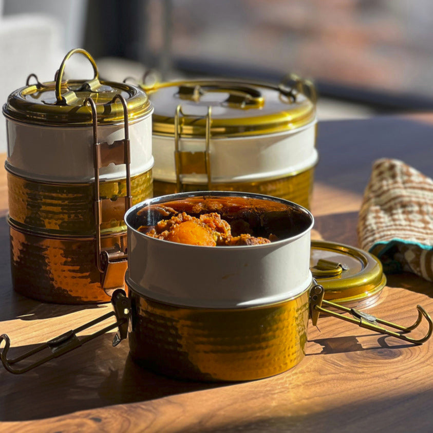 Stackable Stainless Steel Tiffin Lunch Box