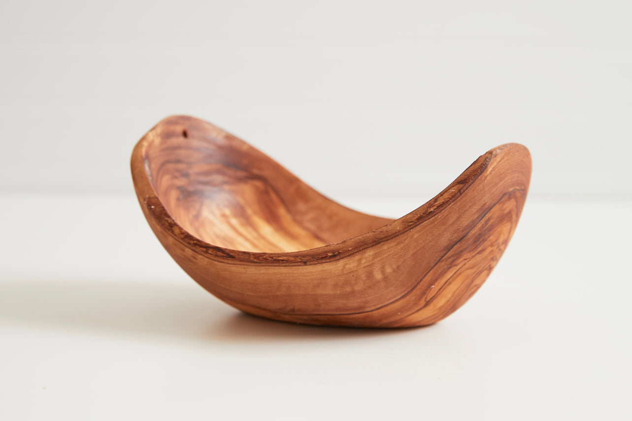 Italian Olivewood Serving Bowl - Small - Thumbnail 4