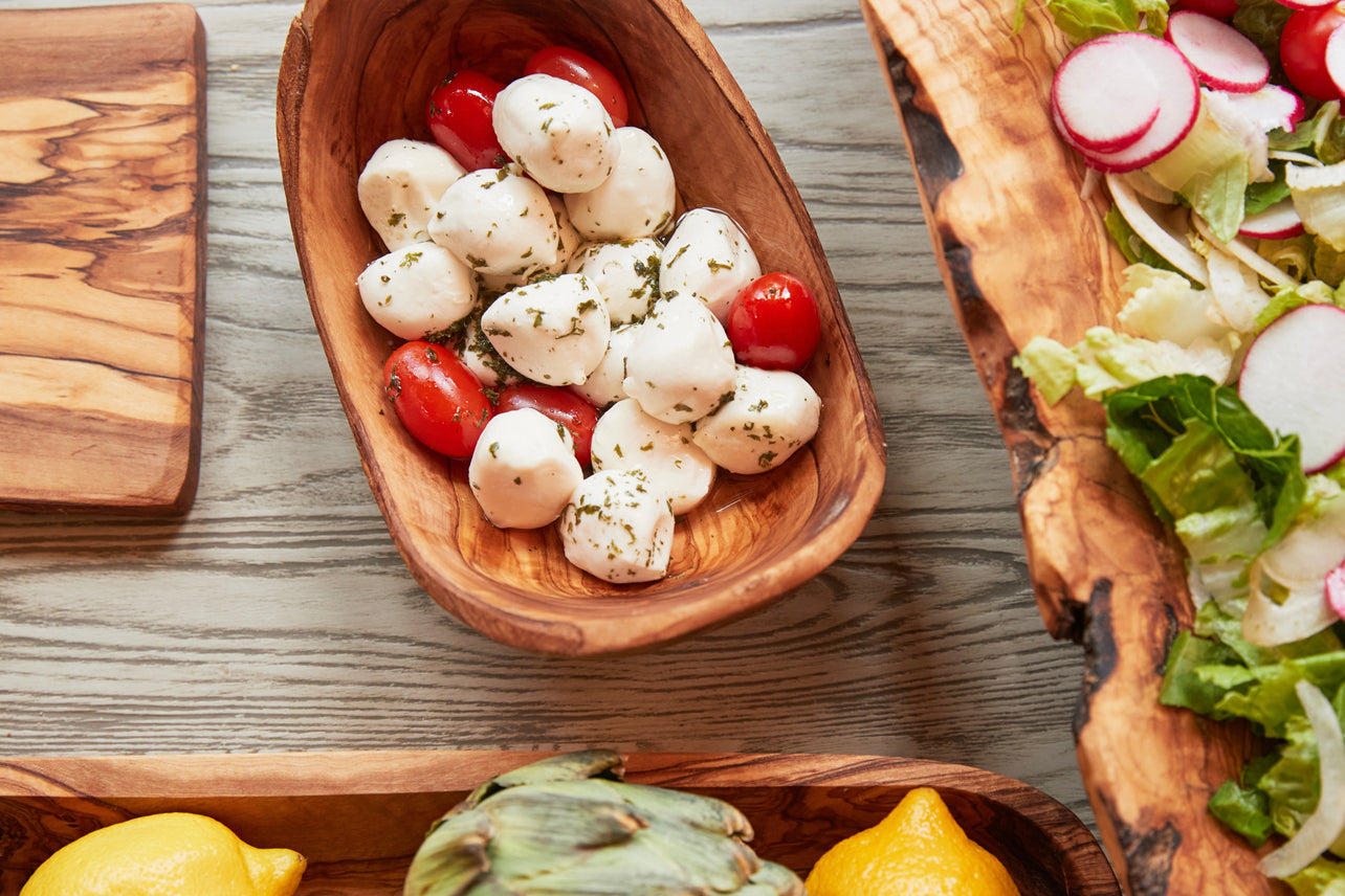 Italian Olivewood Serving Bowl