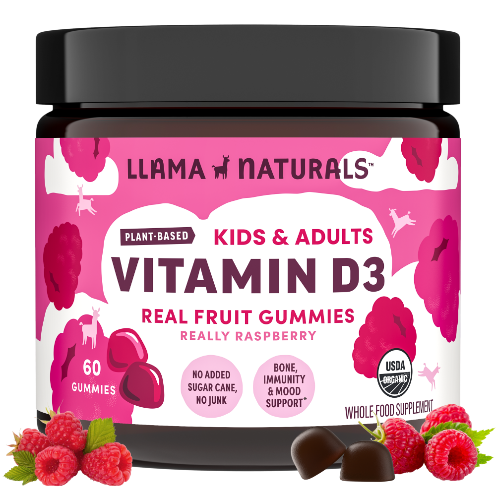 Vitamin D3 Gummies, Raspberry (60 ct)