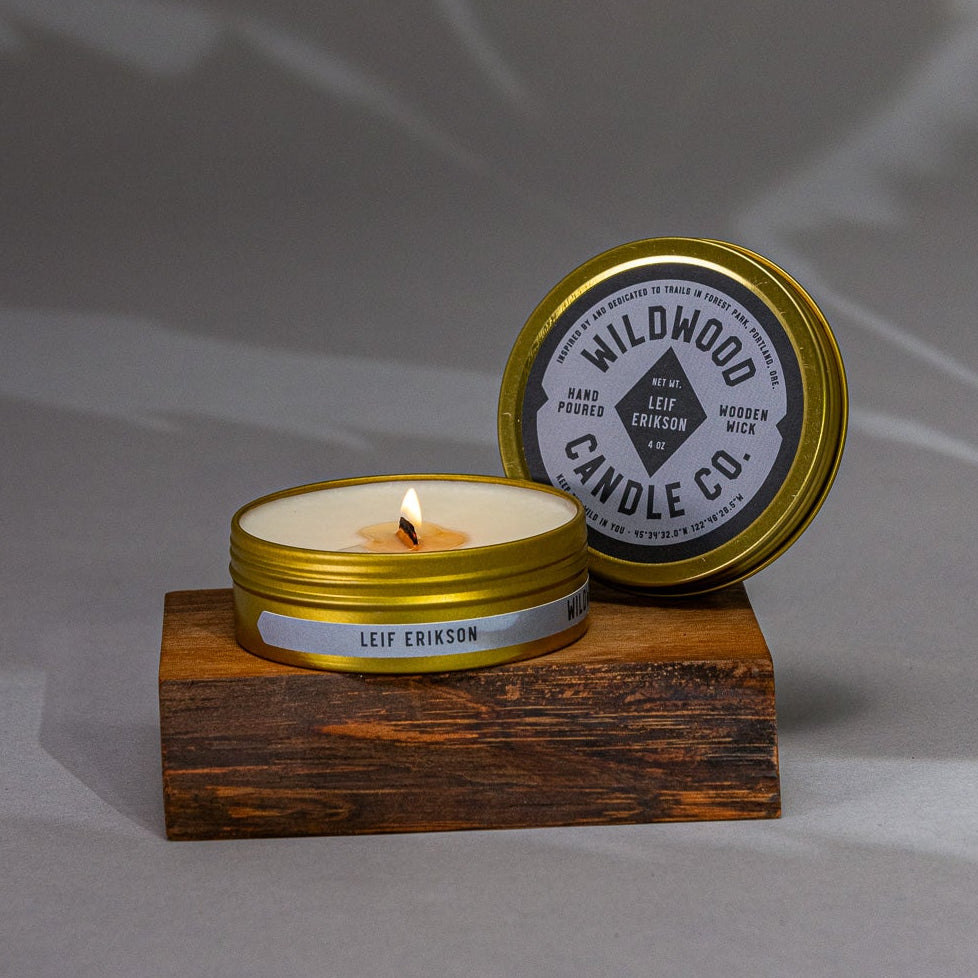 Leif Erikson Travel Candle - 4oz