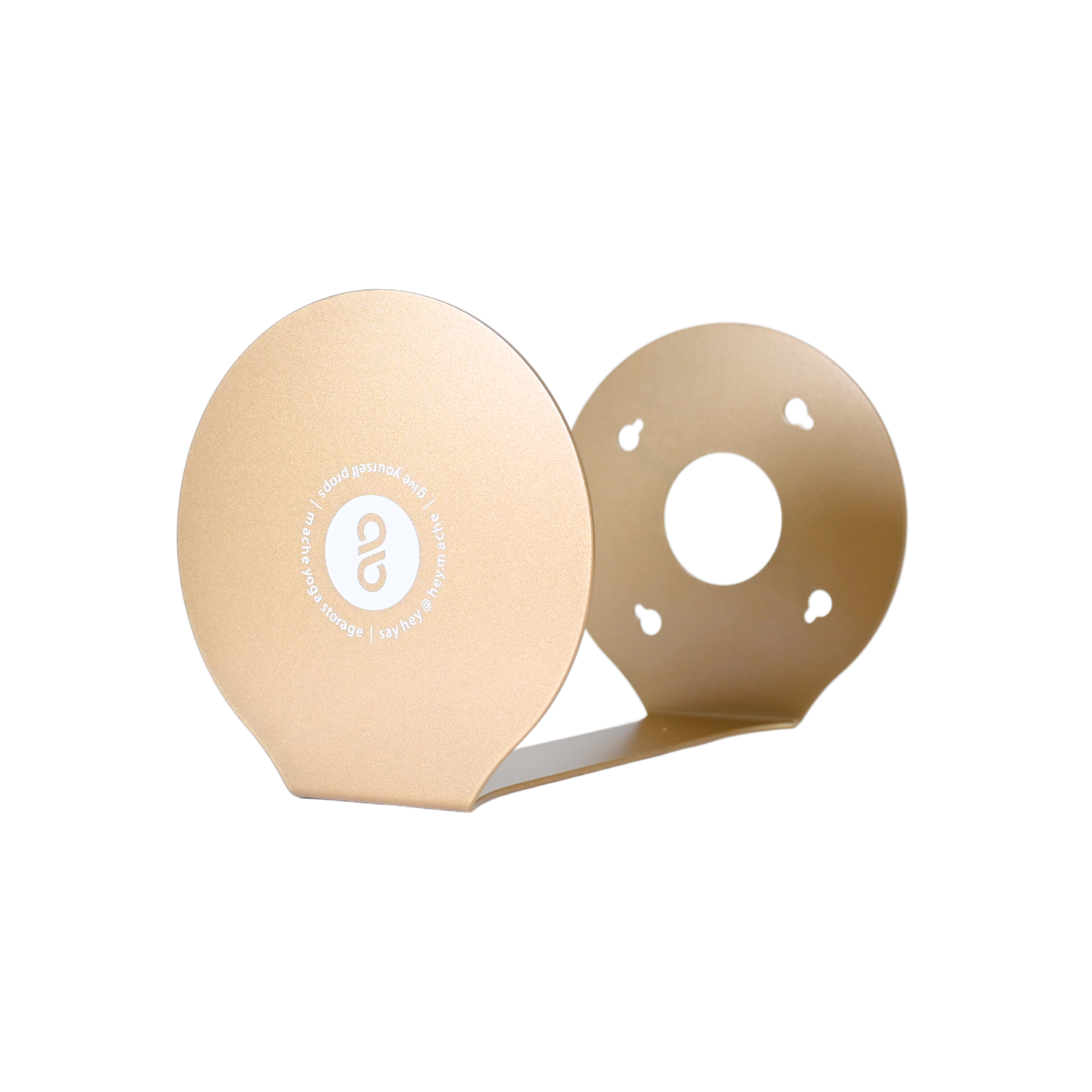 Yoga Mat Tube Wall Bracket | Gold