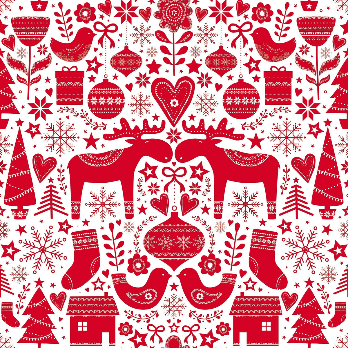 Scandi Rensdyr (SYO Reusable Gift Bag Set)