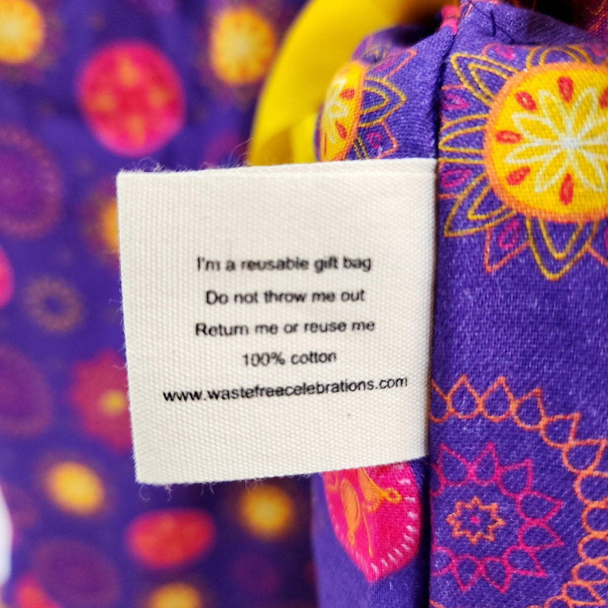 Marigold Mandala Reusable Gift Bag Set