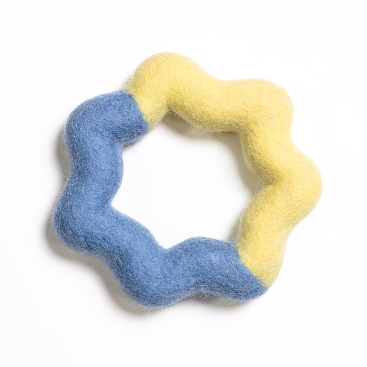 Wiggle Ring Felt Dog Toy
