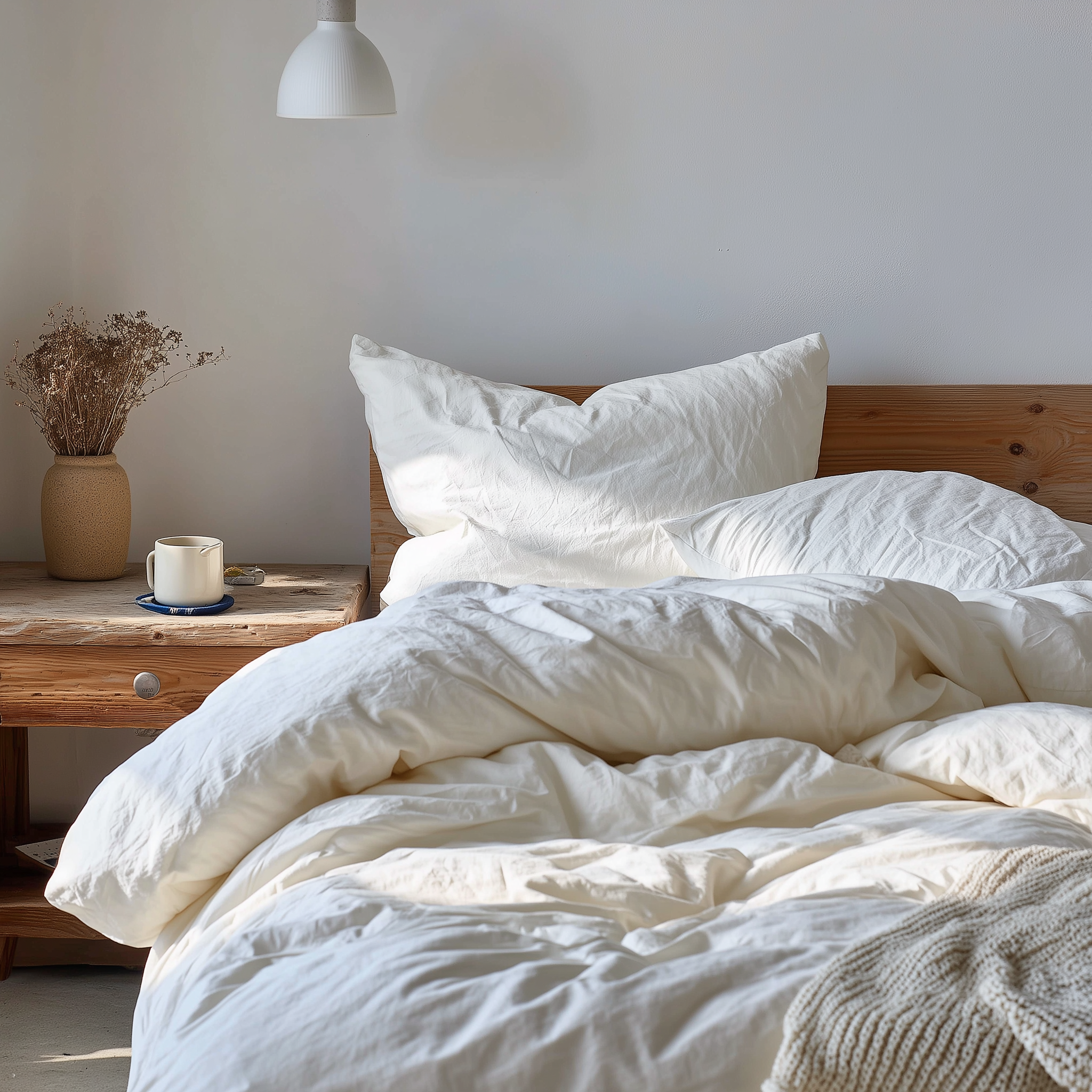 Undyed Organic Cotton Sheet Set