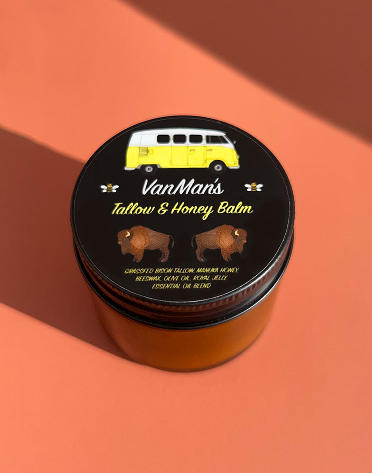 Bison Tallow & Honey Face Balm - 2 oz