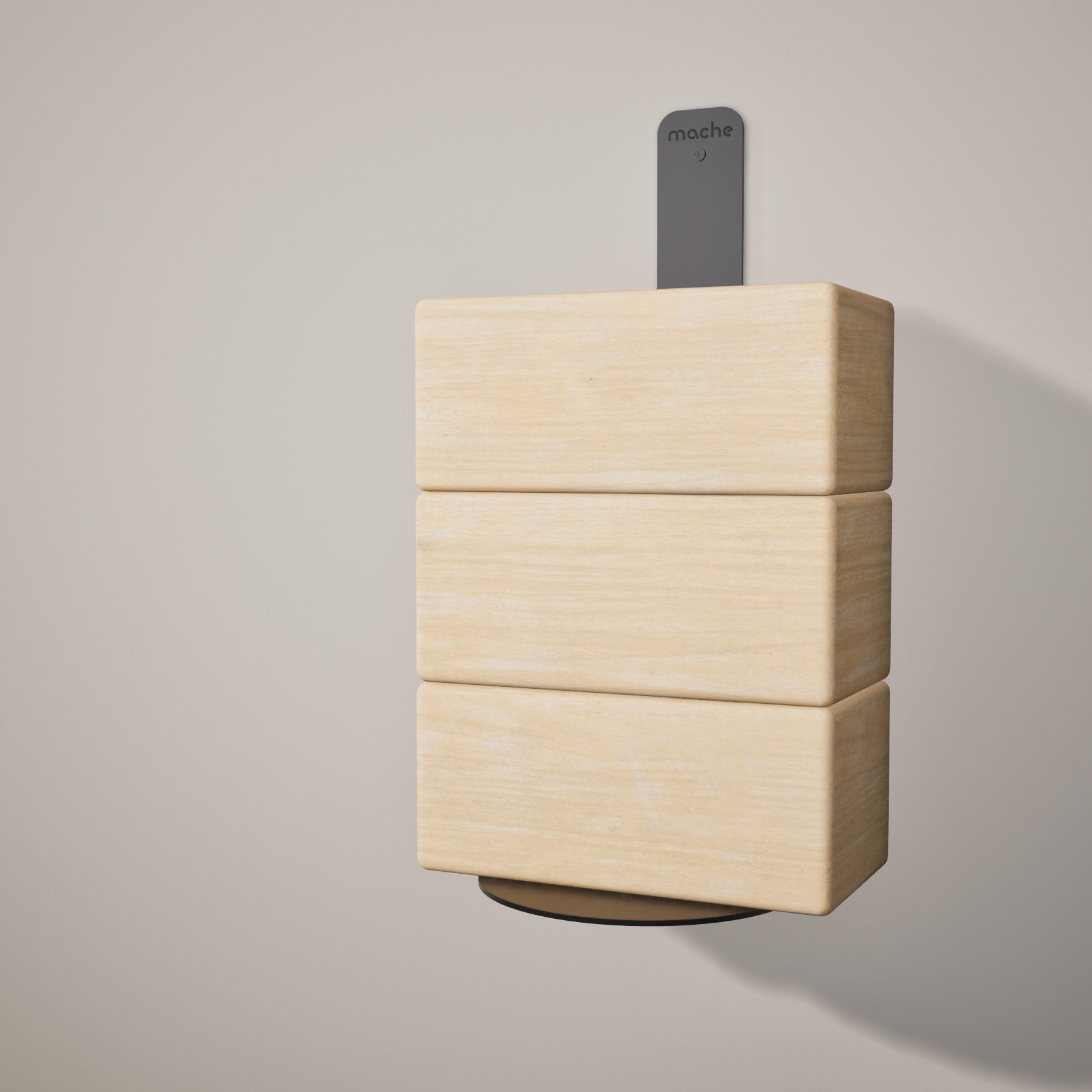 Yoga Block Wall Bracket | Black