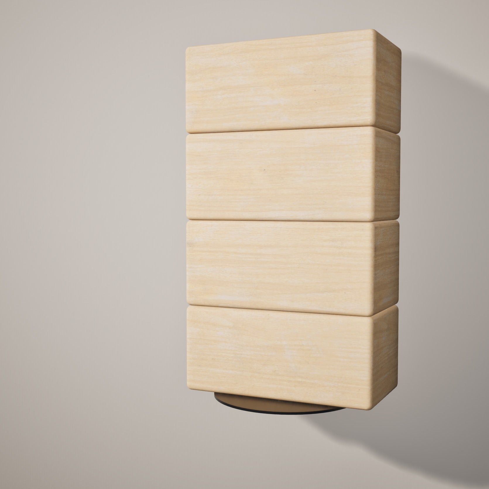 Yoga Block Wall Bracket | Black