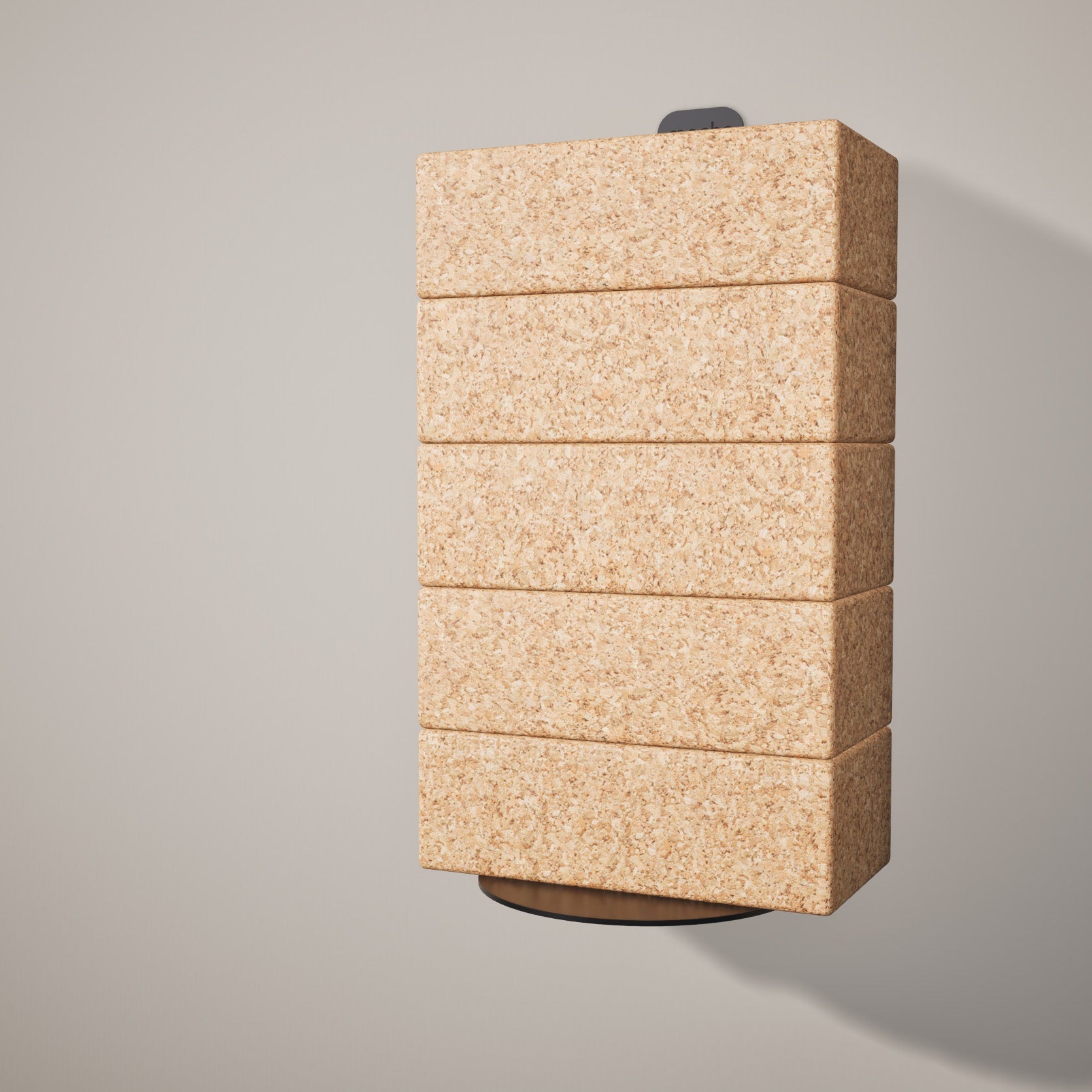 Yoga Block Wall Bracket | Black