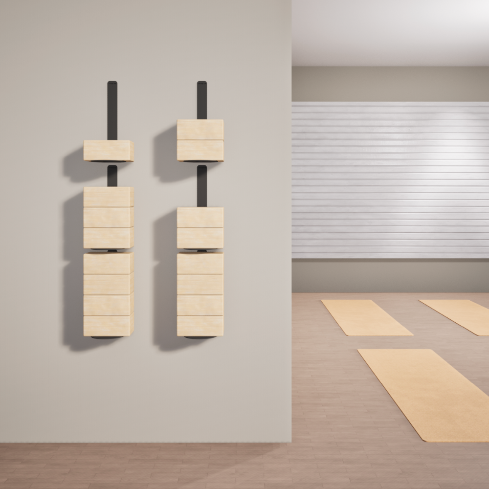 Yoga Block Wall Bracket | Black
