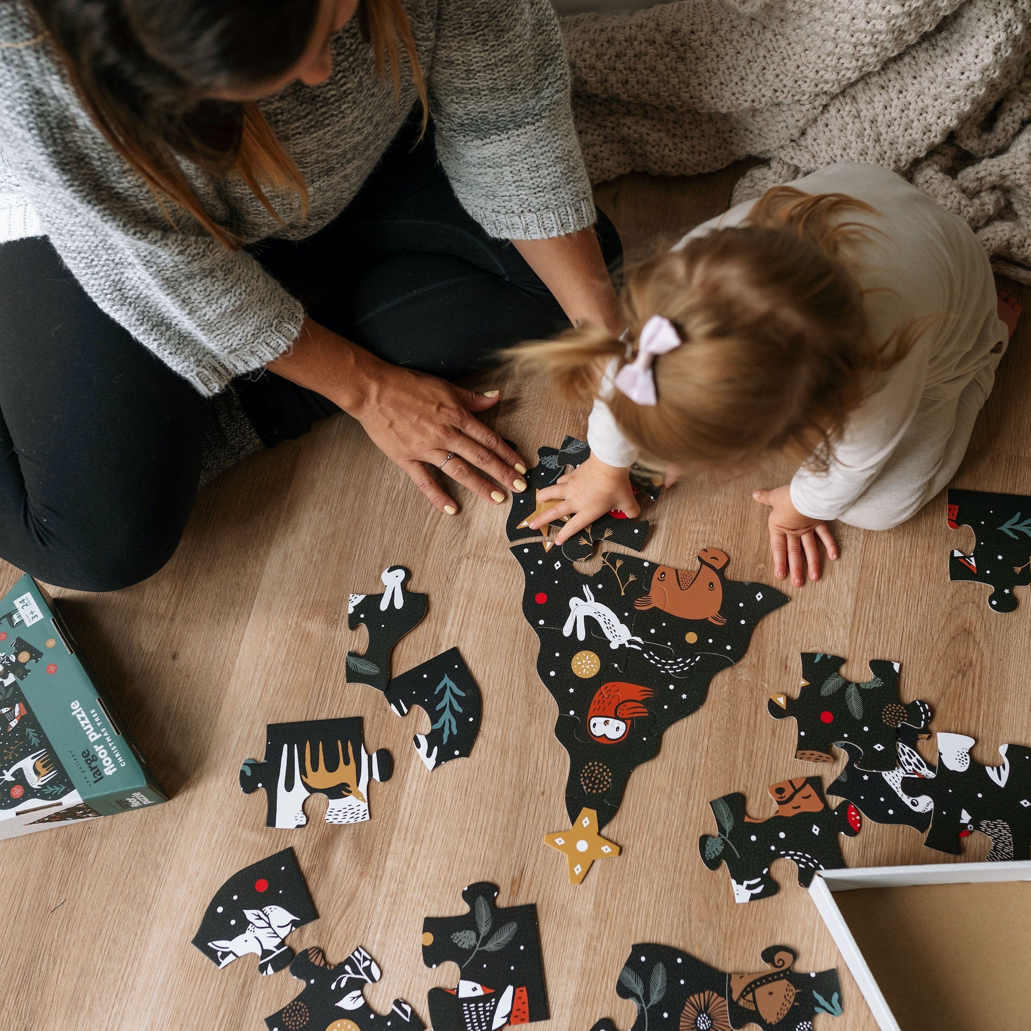 Christmas Tree Floor Puzzle