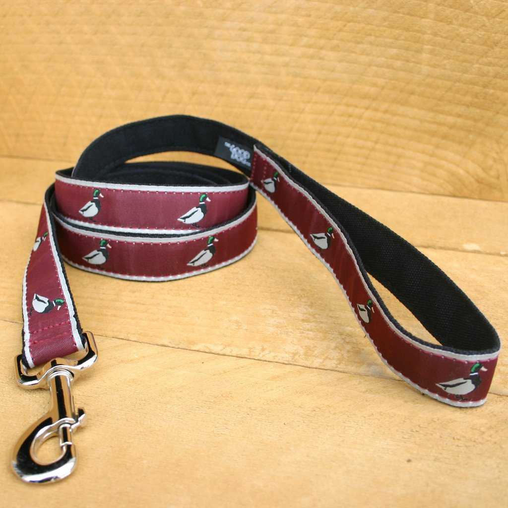Hemp Dog Leash 6' Crimson Mallard