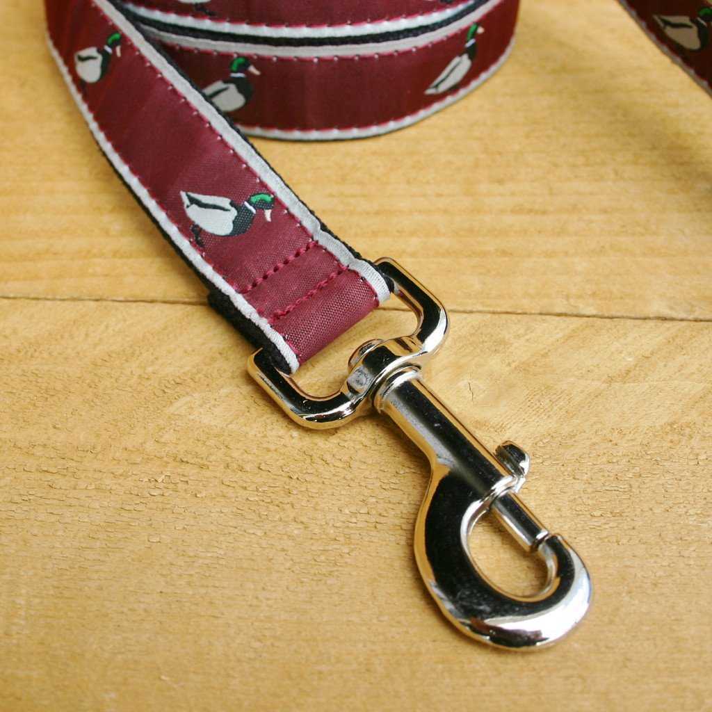 Hemp Dog Leash 6' Crimson Mallard