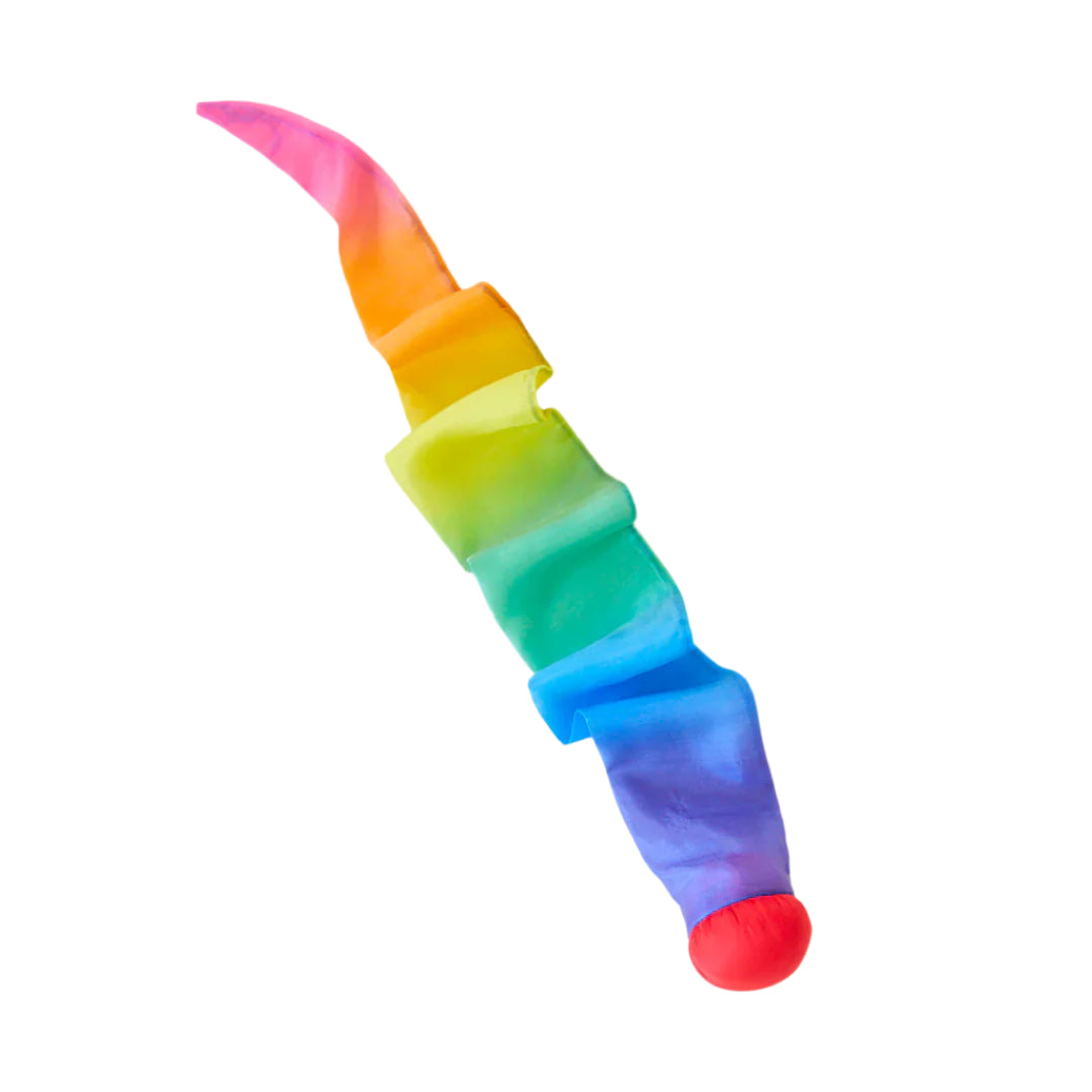 Rainbow Silk Skytail Toss Toy for Kids