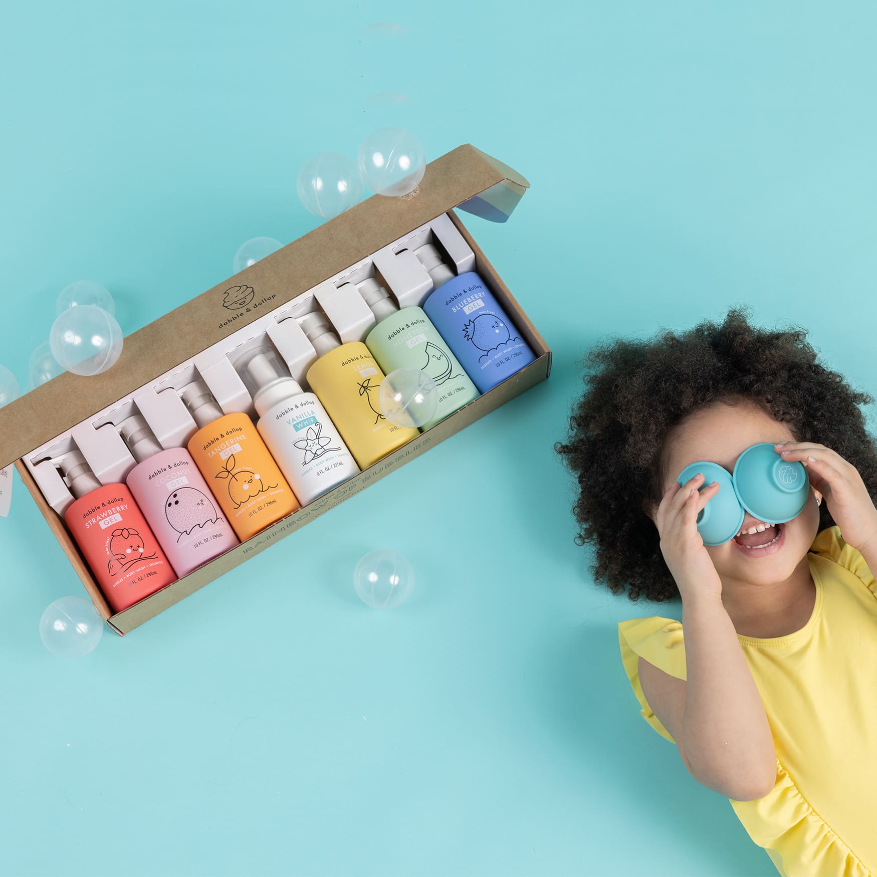 Dabble & Dollop Rainbow of Bubbles Bath Bundle