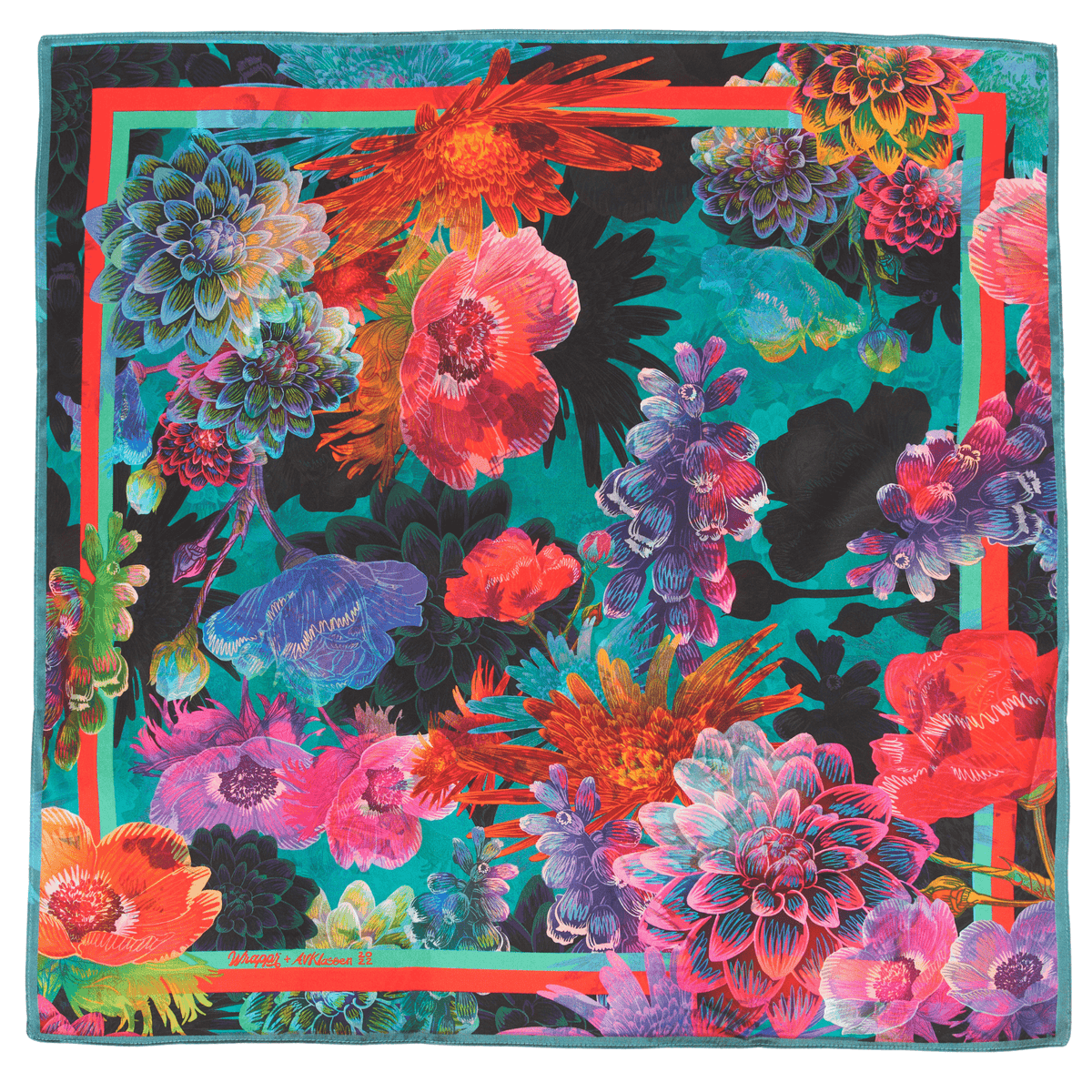 Daisy - 28" Mulberry Silk Furoshiki Gift Wrap by Adam Klassen