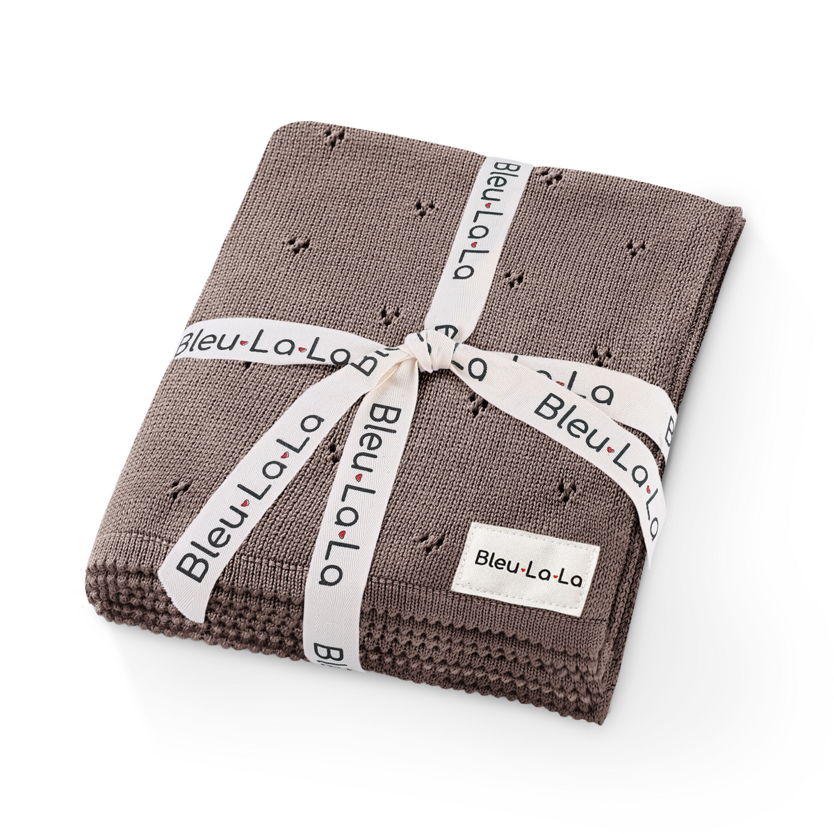 Pointelle Organic Cotton Knit Baby Blanket