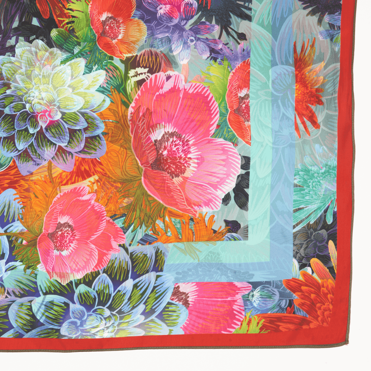 Delilah - 50" Mulberry Silk Furoshiki Gift Wrap by Adam Klassen