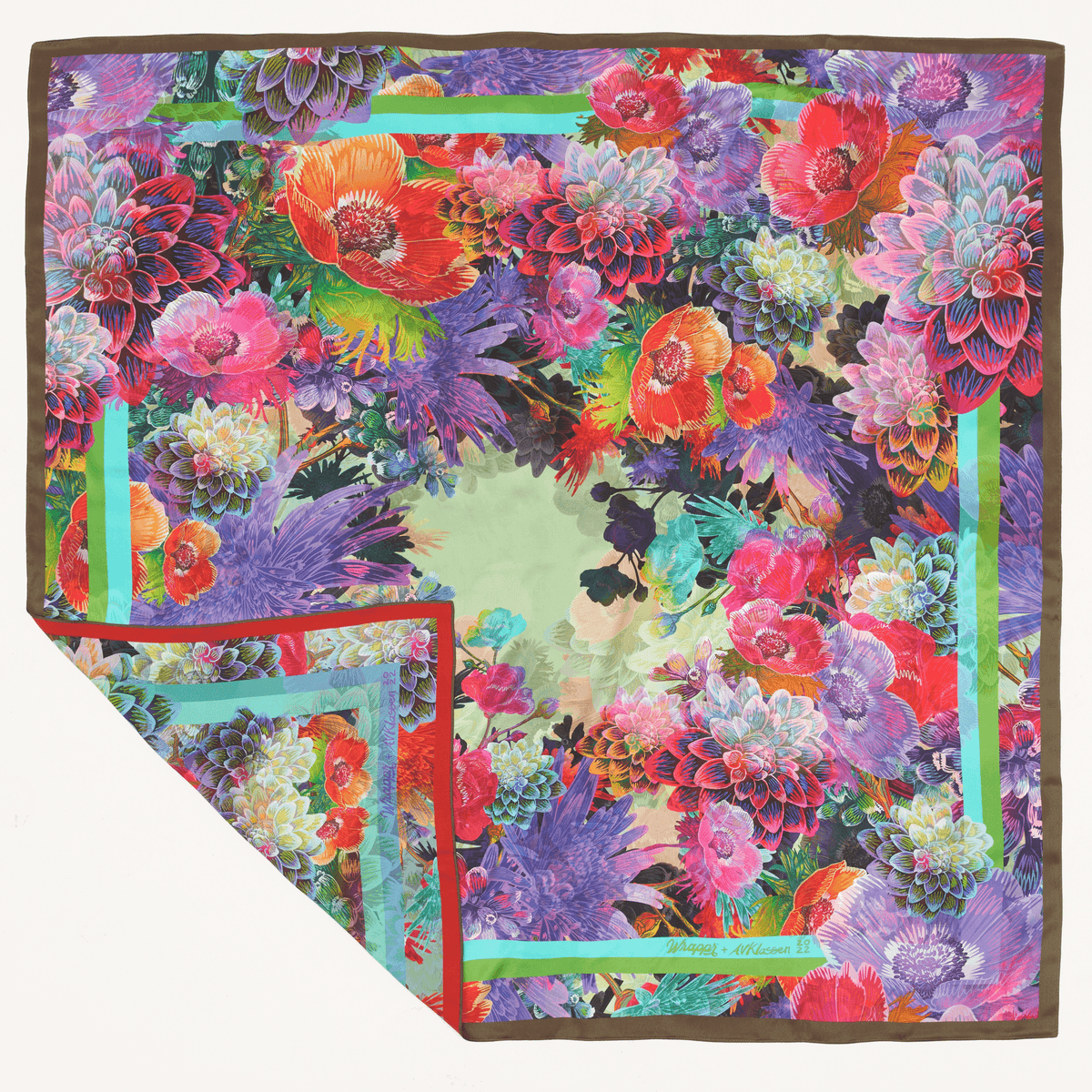 Delilah - 50" Mulberry Silk Furoshiki Gift Wrap by Adam Klassen