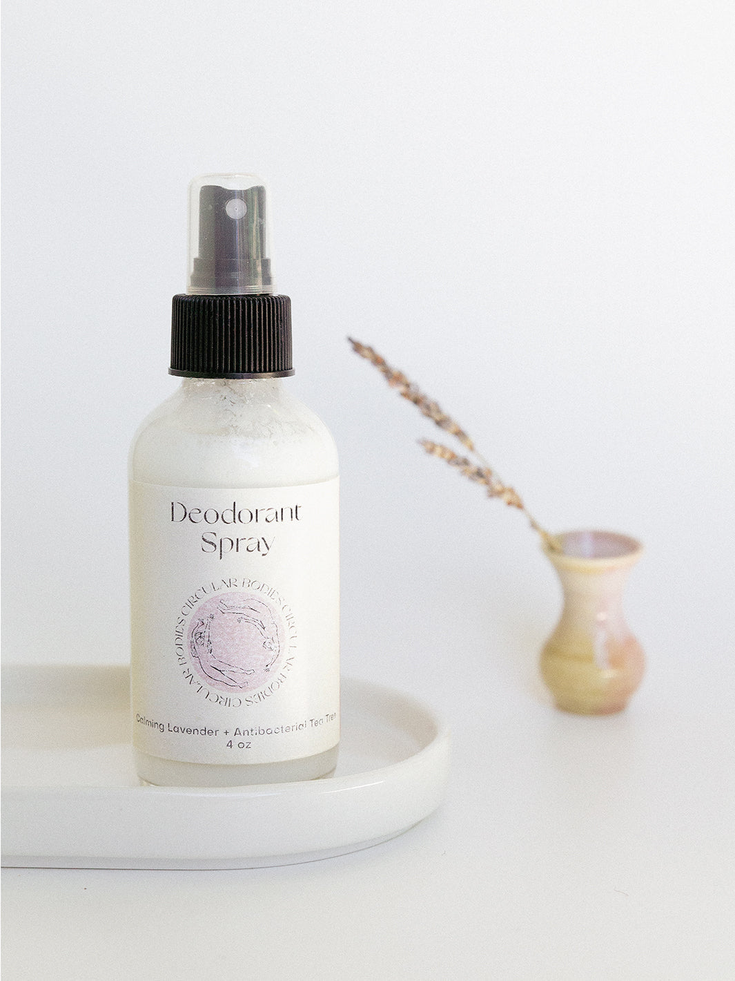 Spray Deodorant - Baking Soda Free Deodorant, All Natural, Sensitive Skin, Refillable, 4 oz.