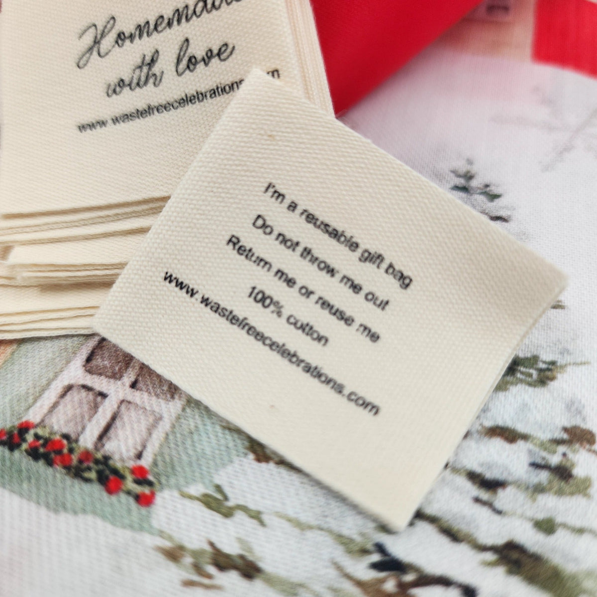 Christmas Cottages (SYO Reusable Gift Bag Set)