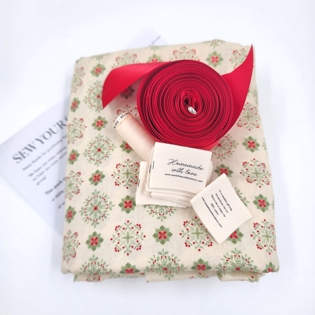 Folk Blomsterkunst (SYO Reusable Gift Bag Set)
