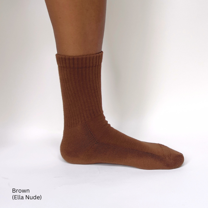 Organic Pima Cotton Crew Socks