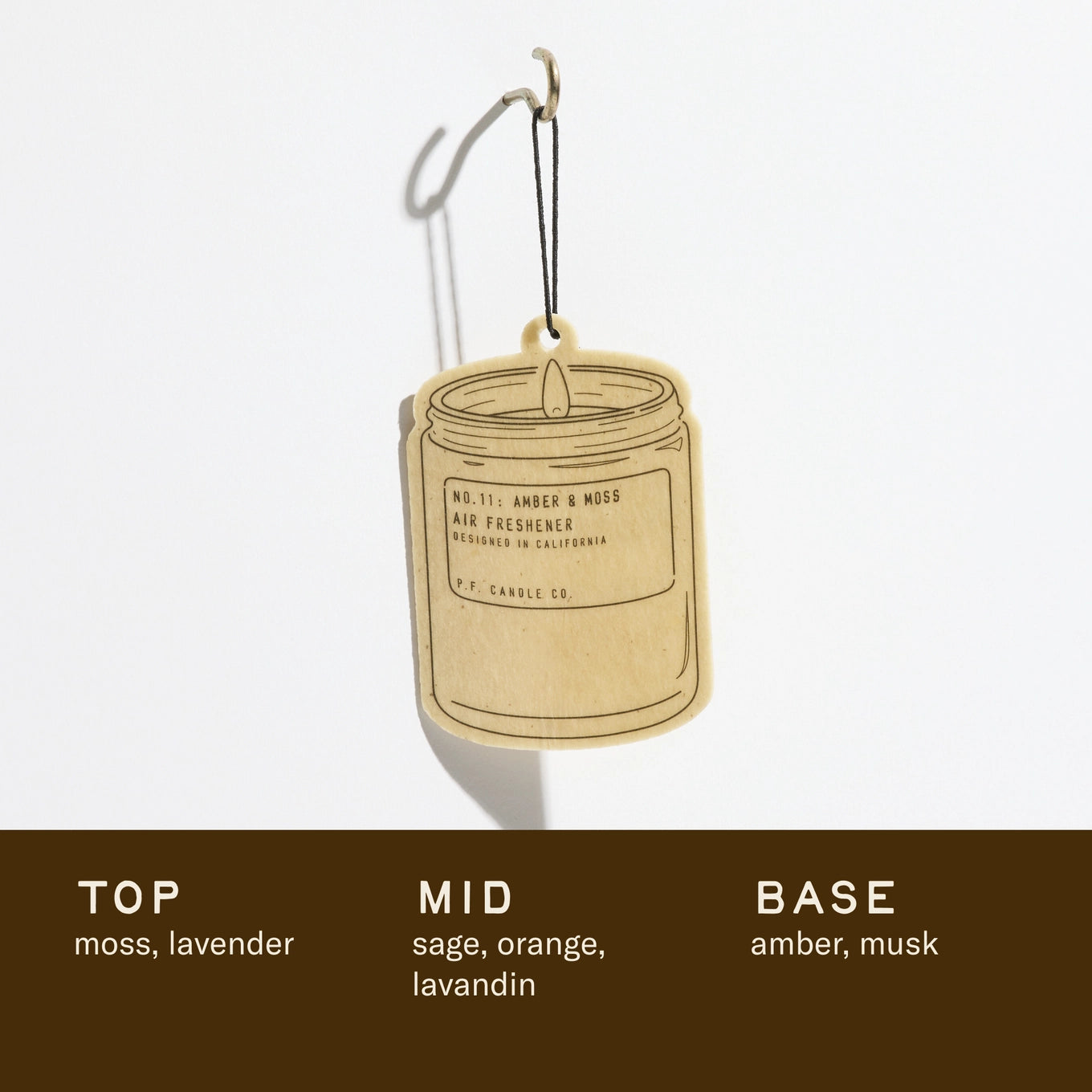 Amber + Moss Car Fragrance
