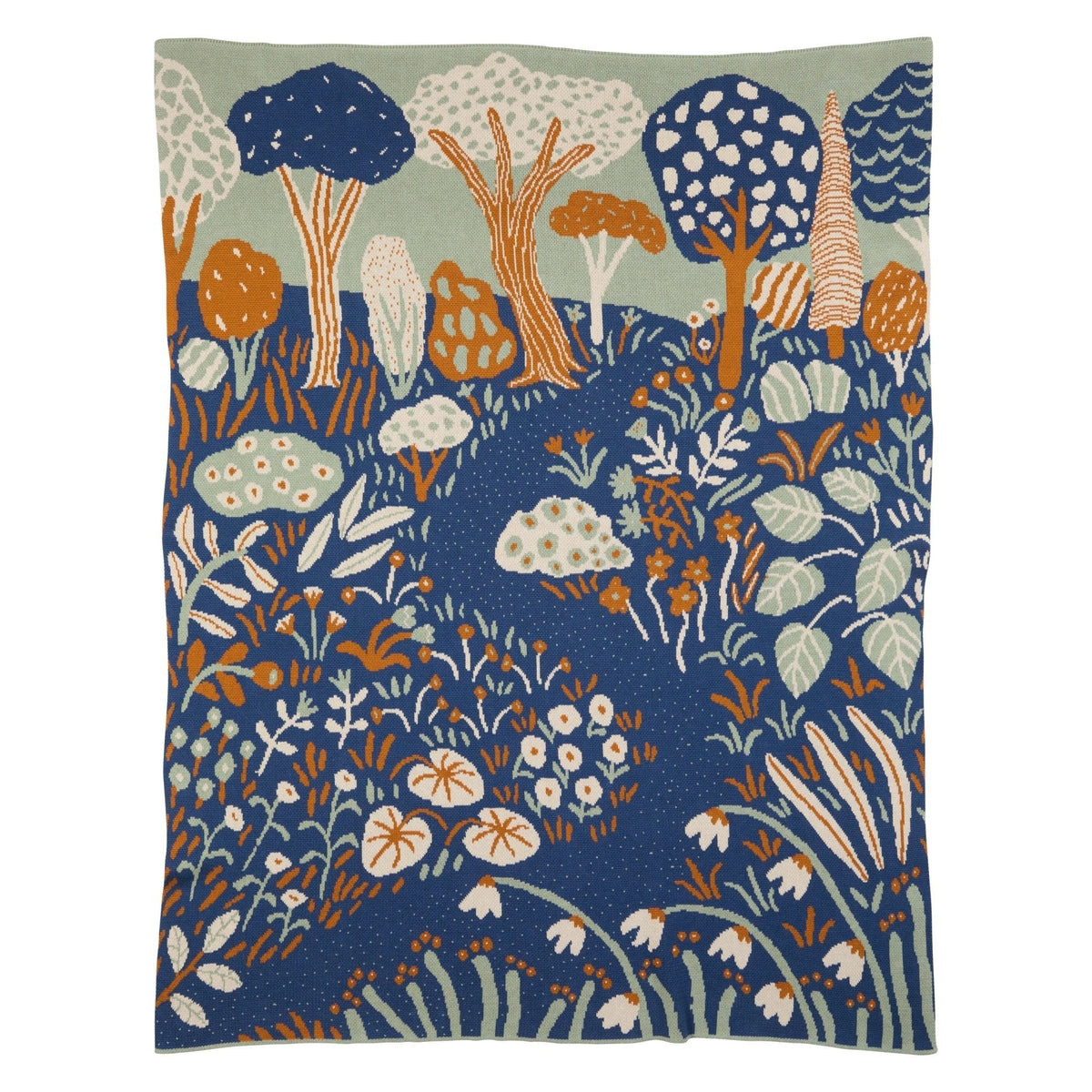 Biquette Garden Knit Blanket - Artist Collection
