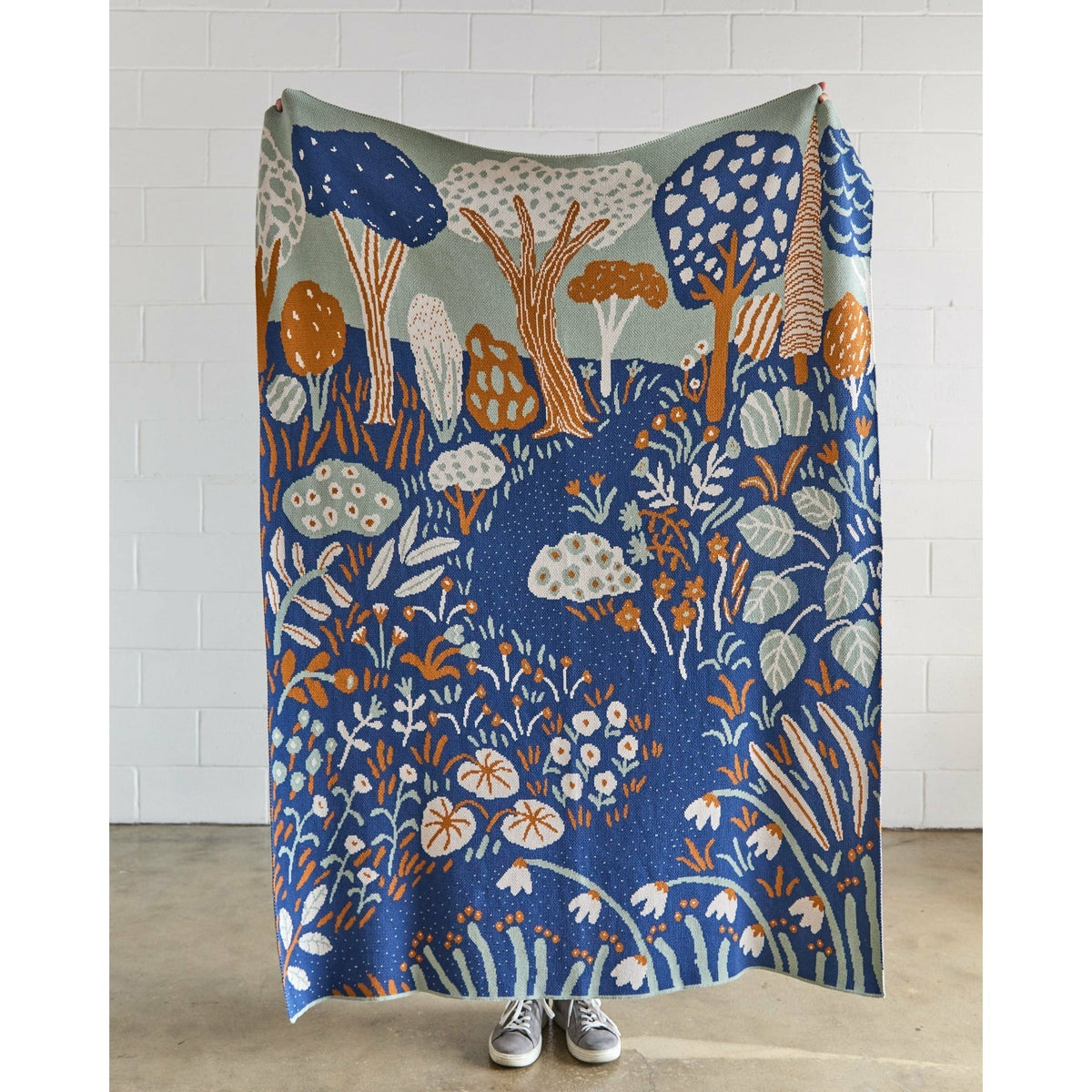 Biquette Garden Knit Blanket - Artist Collection