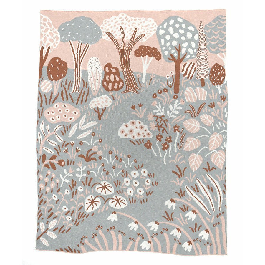 Biquette Garden Knit Blanket - Artist Collection