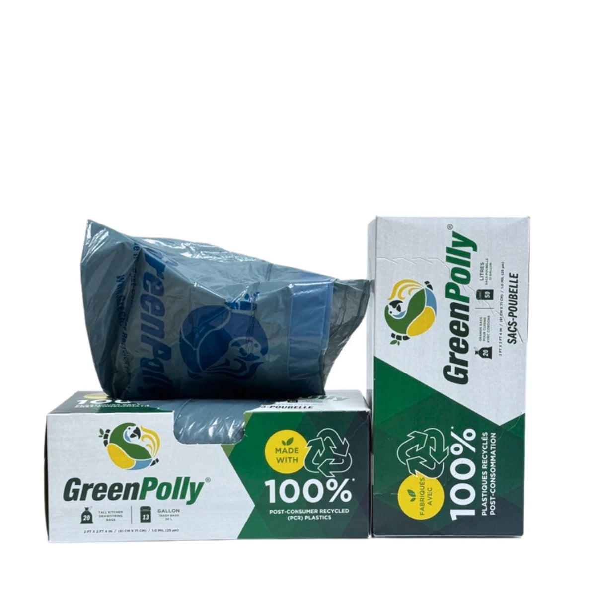 13 Gallon Kitchen Trash Bags - 20ct