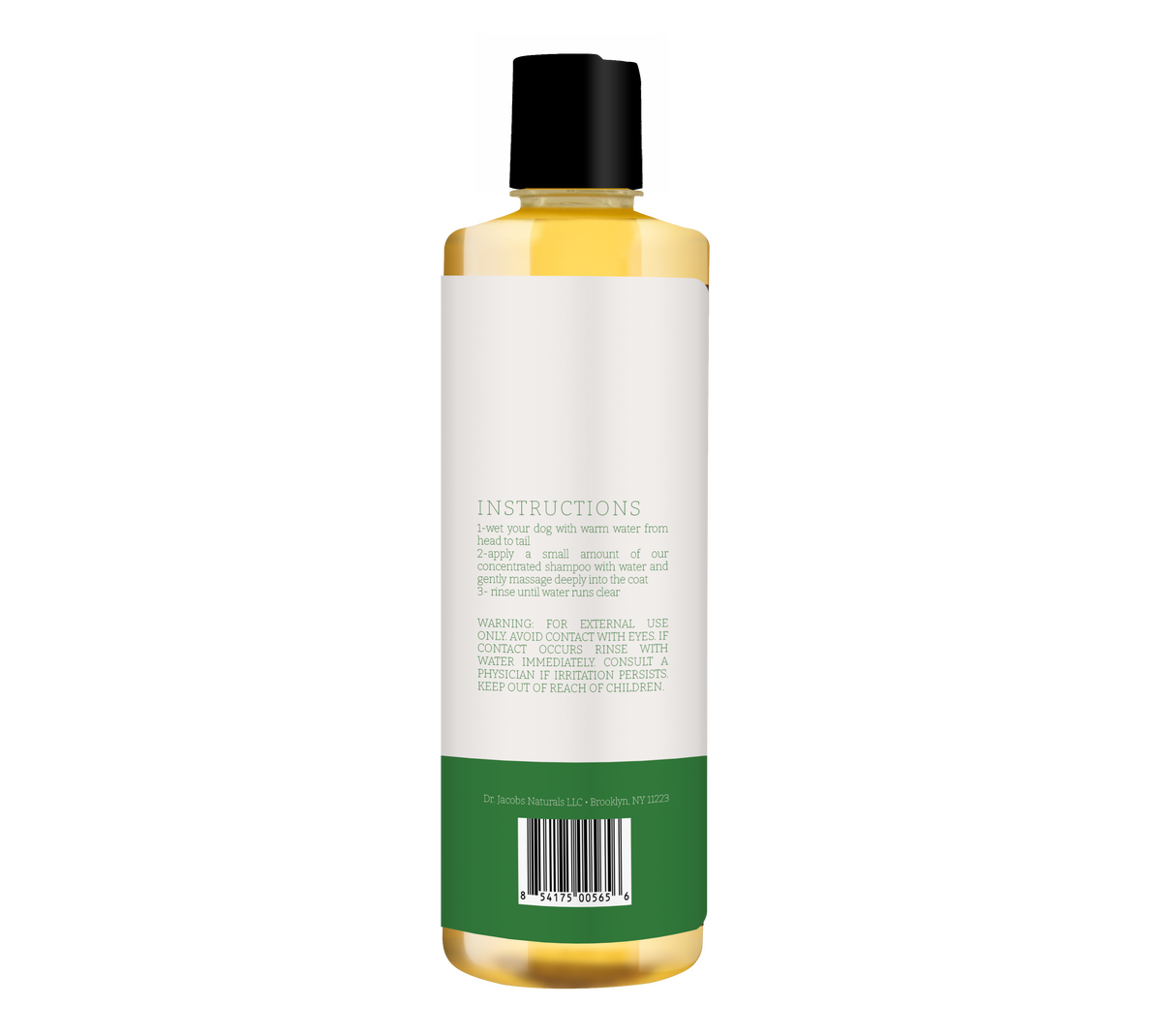 Castile Pet Shampoo Green Tea & Mint