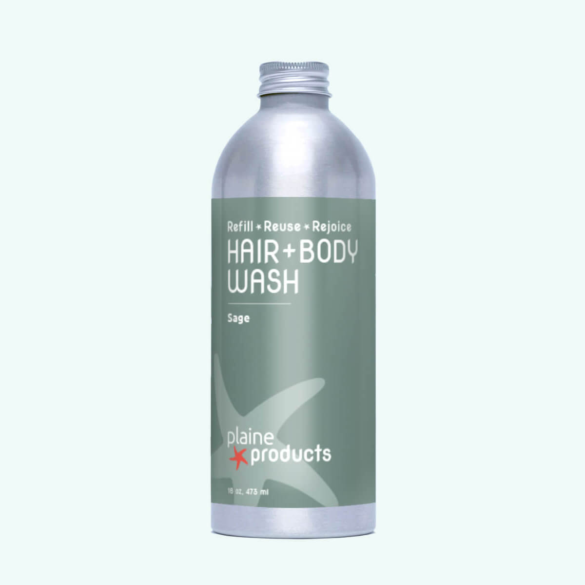 2-in-1 Refillable Hair + Body Wash