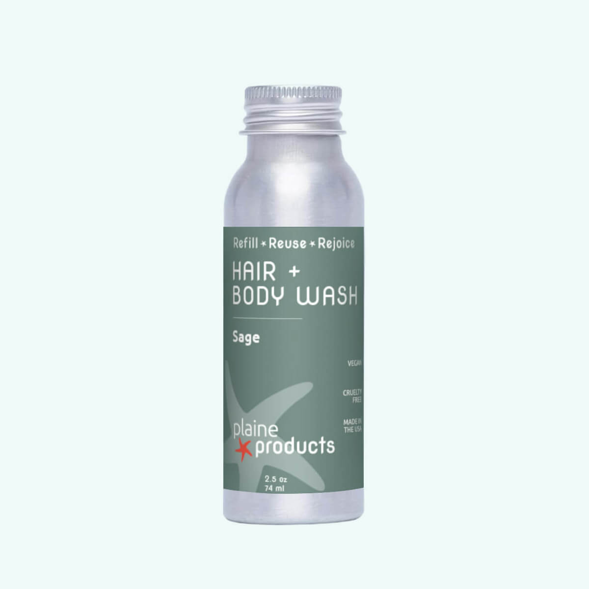 2-in-1 Refillable Hair + Body Wash