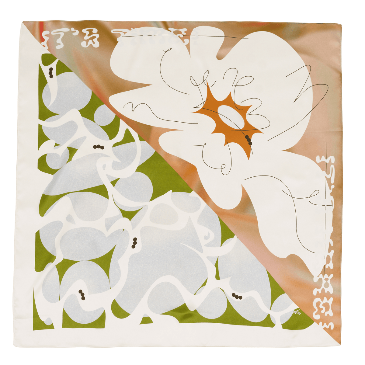 Higher -  35" Mulberry Silk Furoshiki Gift Wrap by Essery Waller