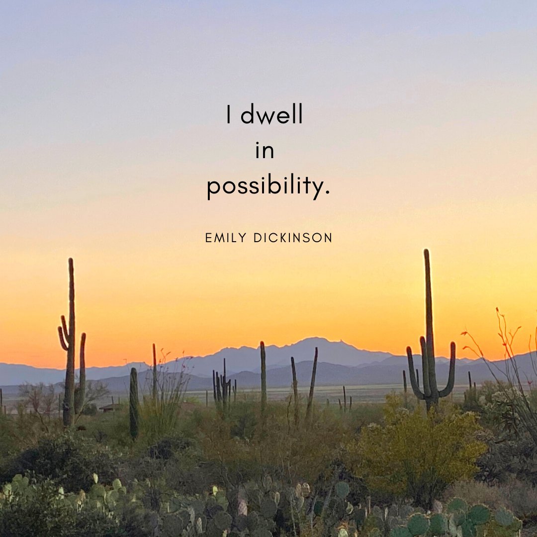 I Dwell in Possibility - Emily Dickinson quote necklace