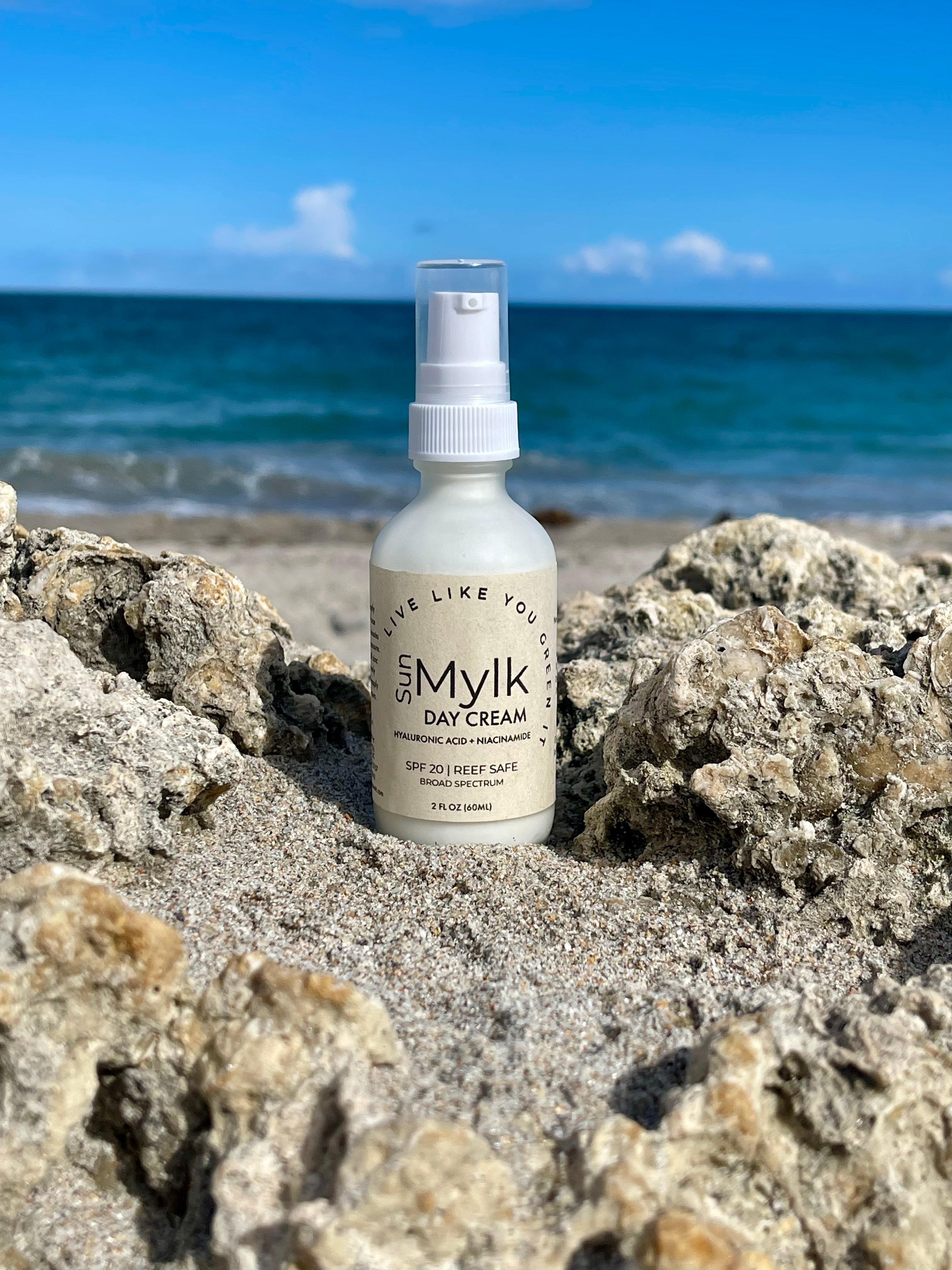 Sunscreen, Sun Mylk Day Cream with Mineral Reef-Safe SPF