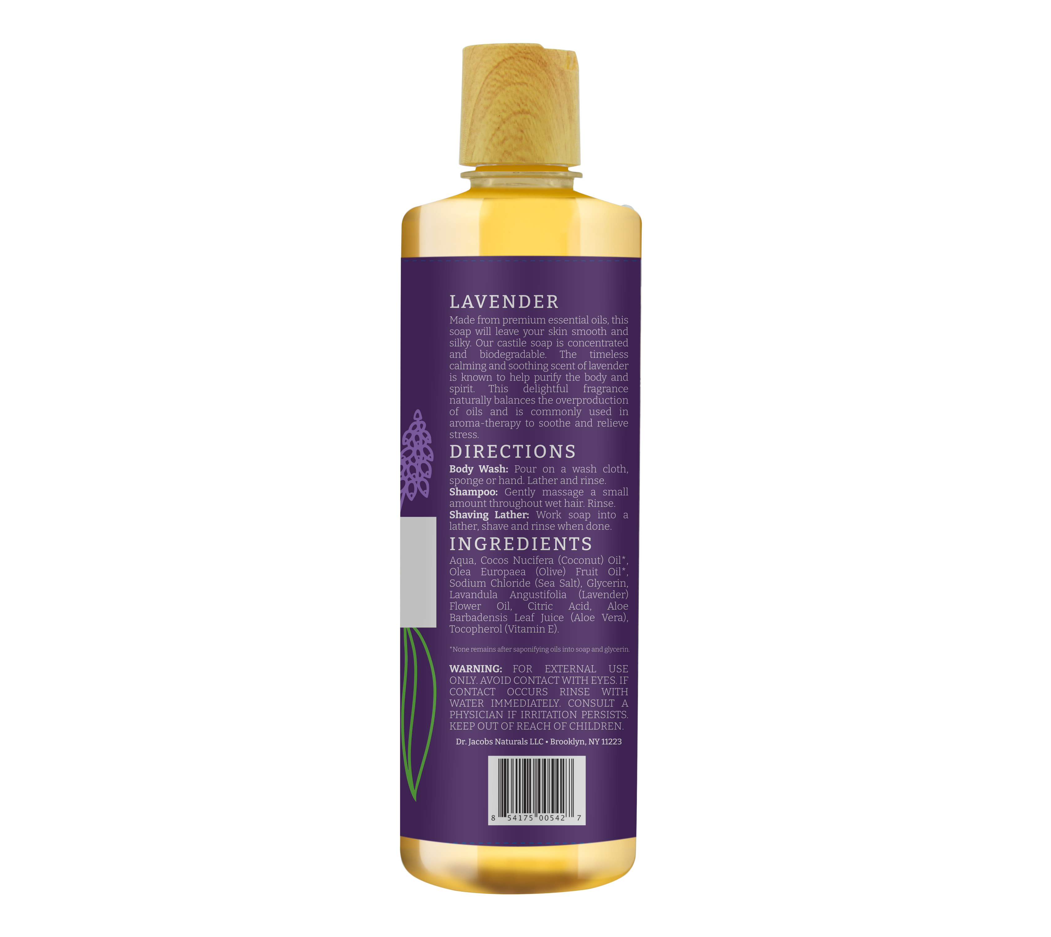 Lavender Castile Body Wash (All American)