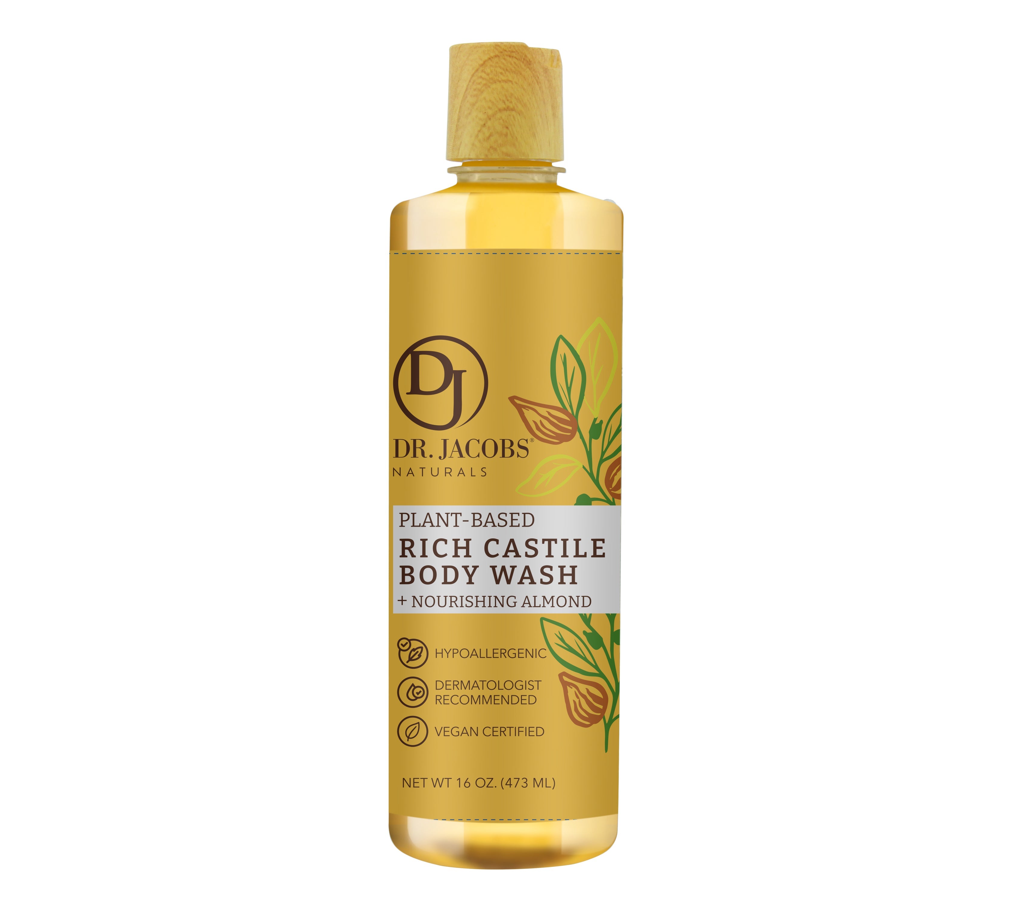 Dr. Jacobs Naturals Almond Castile Body Wash