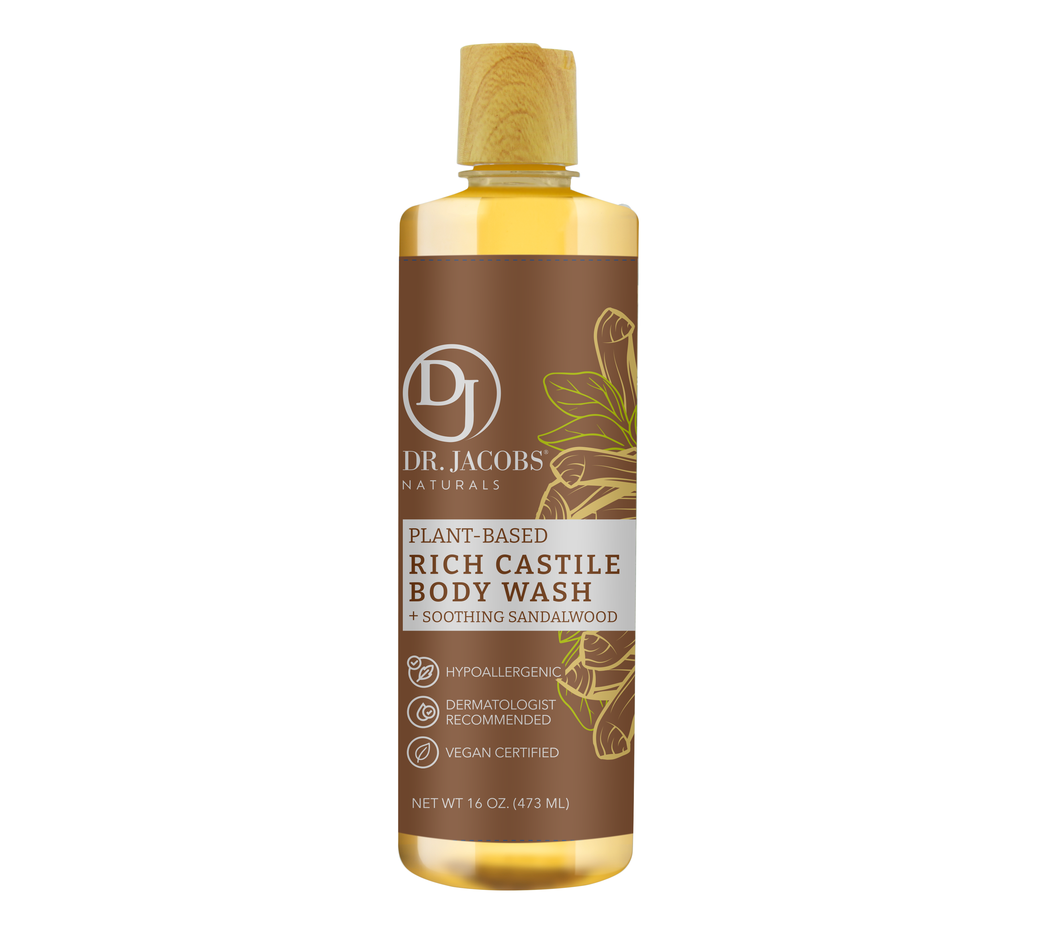 Sandalwood Castile Body Wash