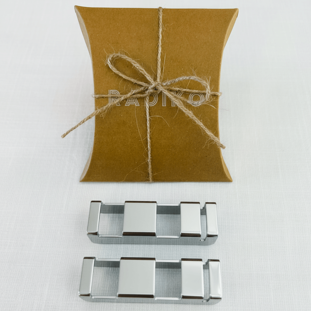 Radiko 304 Stainless Steel Flatware Rests - 2 Pack