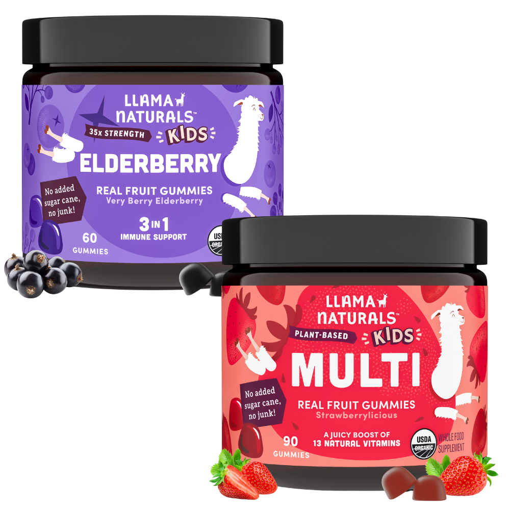 Kids Offense + Defense Bundle – Multi + Elderberry Gummies