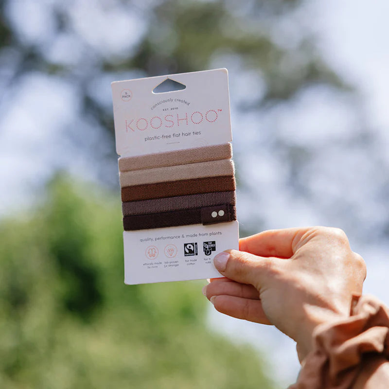 Brown Organic Hair Ties