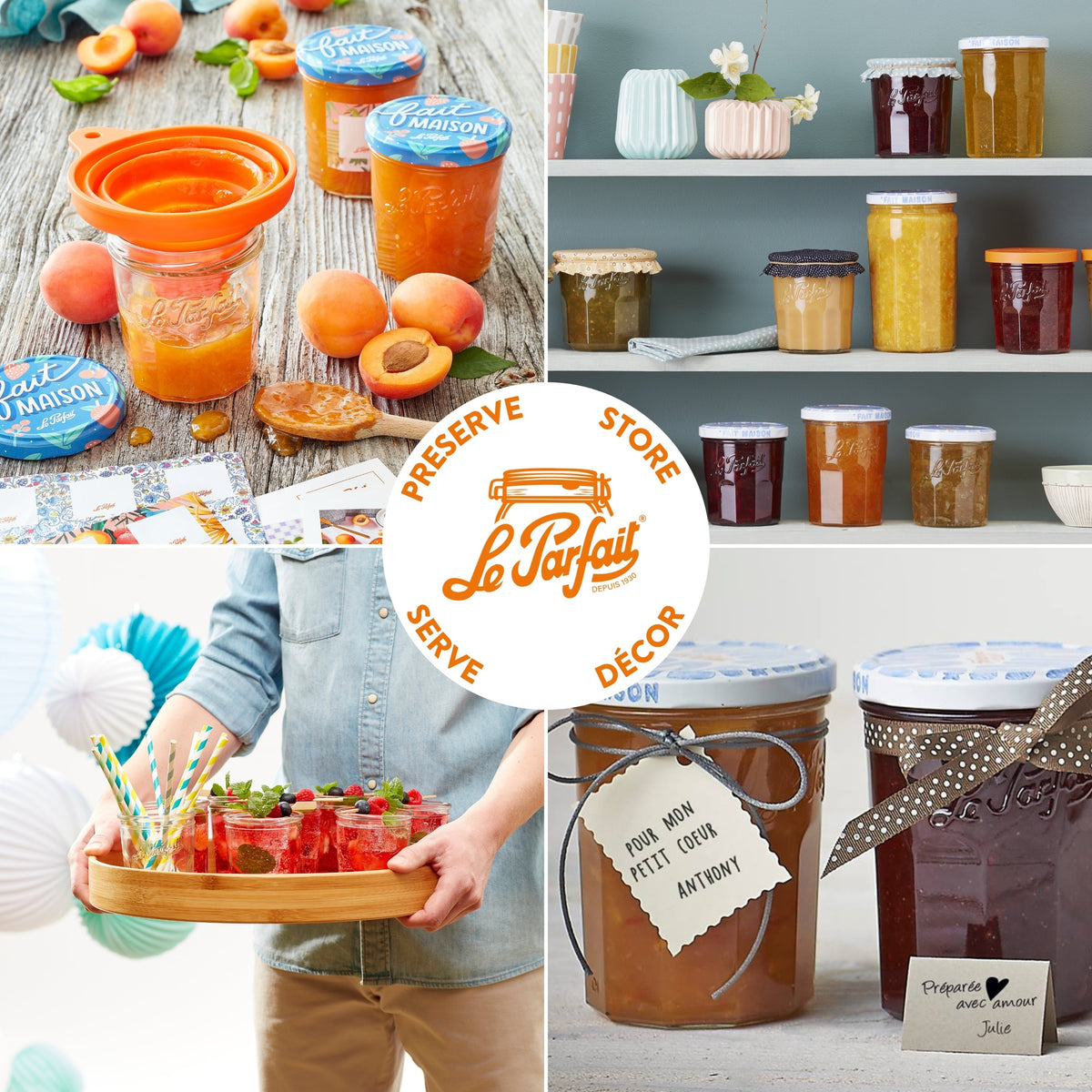 Le Parfait Jam Jars