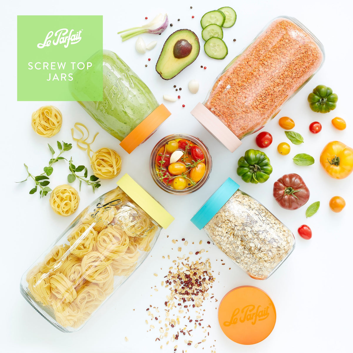 Le Parfait Screw Top Jars