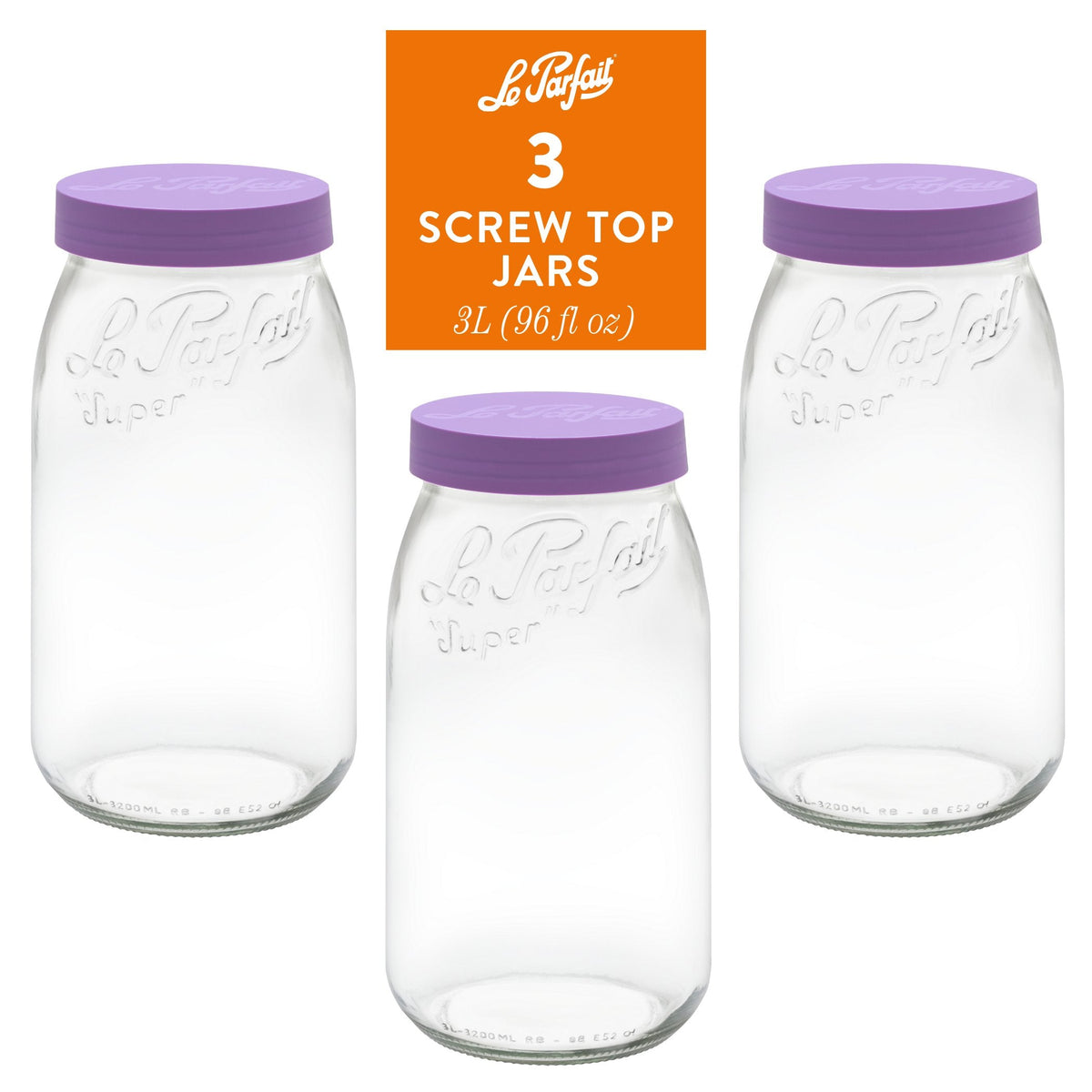 Le Parfait Screw Top Jars