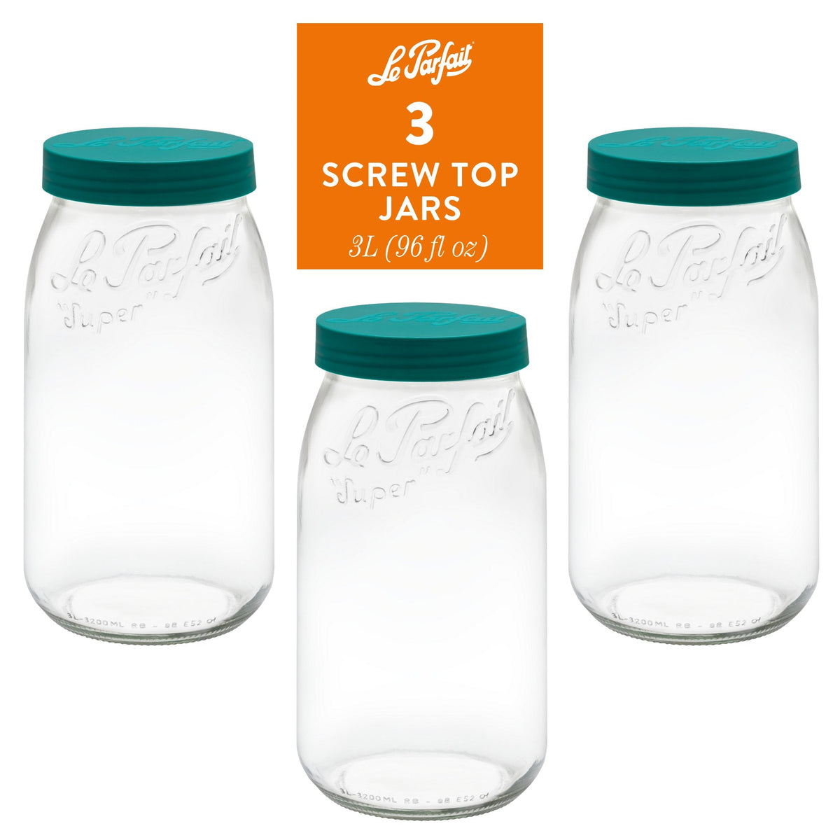 Le Parfait Screw Top Jars